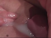 Close up pov sex gauze fumbling cock and creamy vulva wife powerful breathing